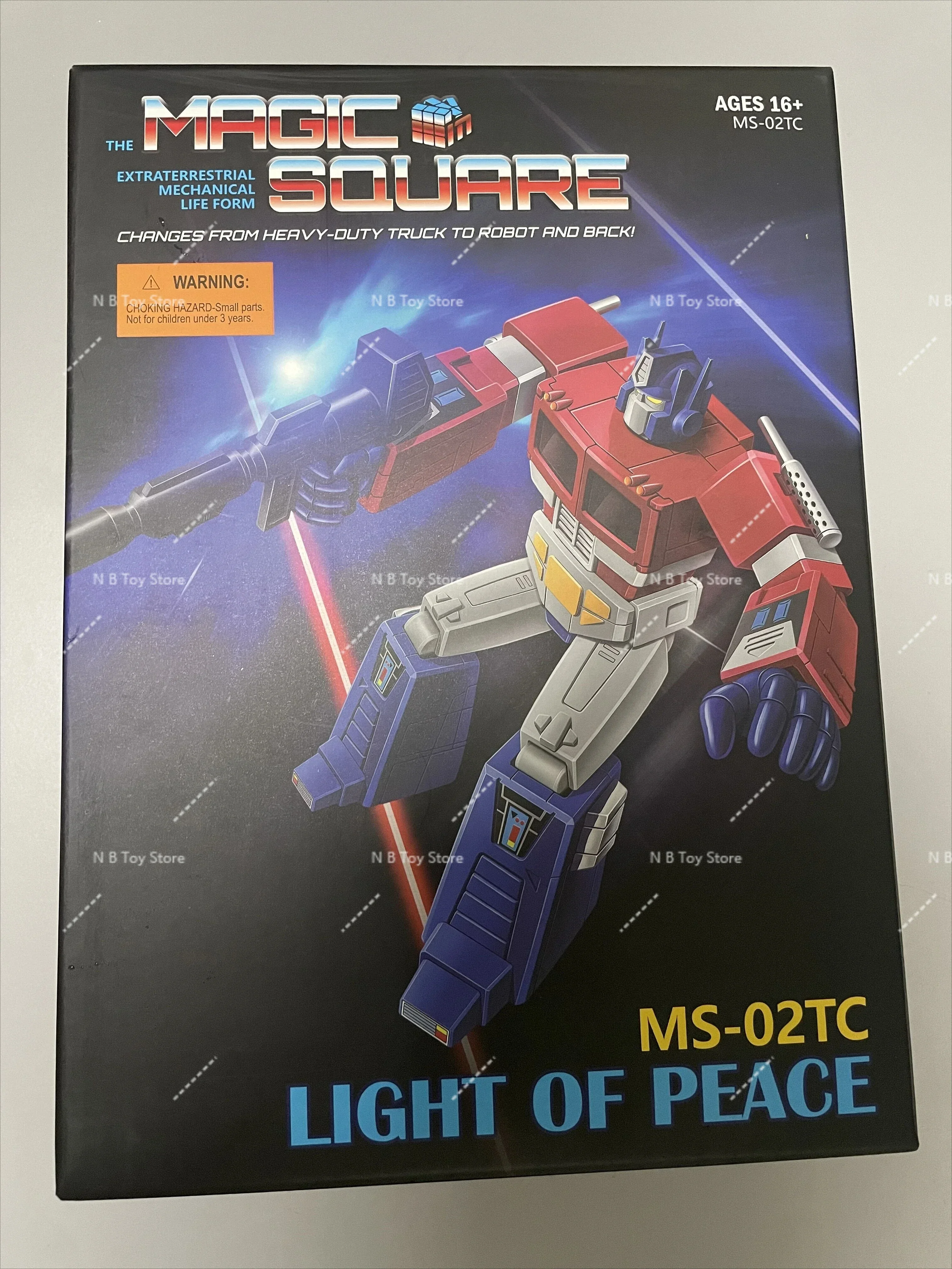 Brinquedos de transformação Magic Square MS-Toys MS02TC, Luz da Paz, 2.0, OP Commer MP, Caixa, Inventário, Inventário