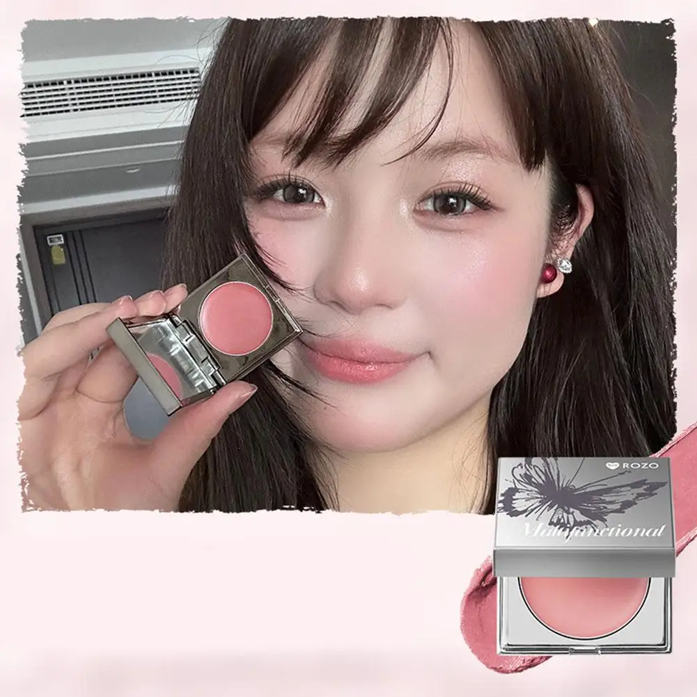 3in1 Tinted Mositure Blush Mud Face Pink Cream Cheek Blusher Lips Used Makeup Cosmetics Tubes Eyes Makeup Cheeks Contouring I1y0