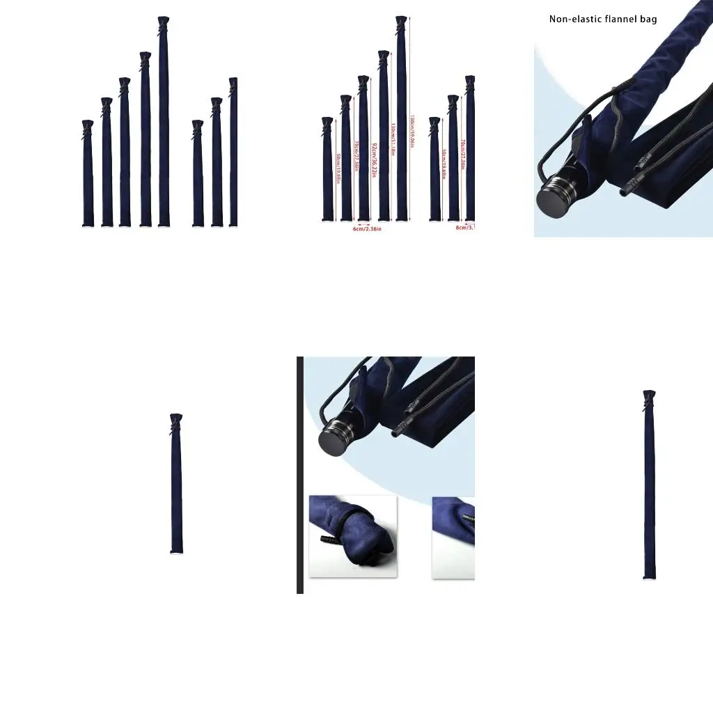 Q39E Light Weight Portable Rod Transport Bag Rod Sleeve For Multiple Poles Types Long Fishing Rod Case Fishing Gear Accessory