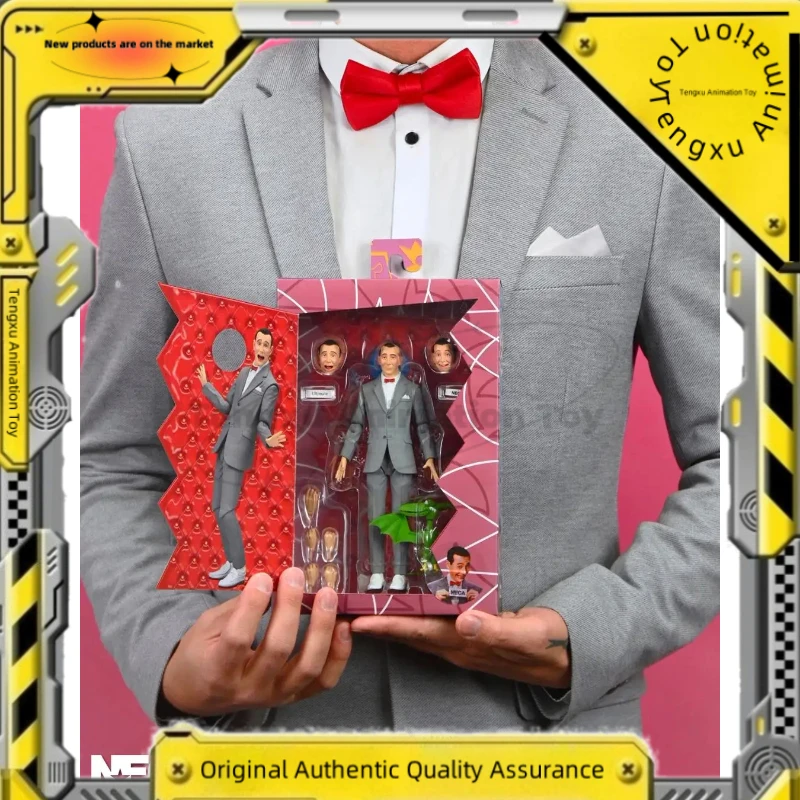 

【Пятновые товары】Оригинальная экшн-фигурка NECA Pee-wee Herman — Ultimate Pee-wee Herman 7 дюймов, модель куклы