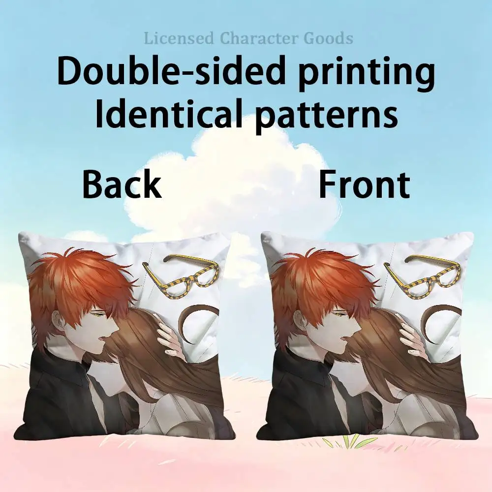 M-Mystic Messenger 707 30x30 35x35 40x40 45x45 50x50 cm Pillow Case Holiday Print Cushion Cover Home Textile