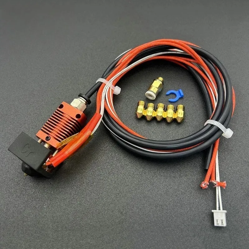 Hot End Extrusion Head Kit with 1m Black Teflon Tube for Ender3 for Ender3 V2 3D Printer Accessories