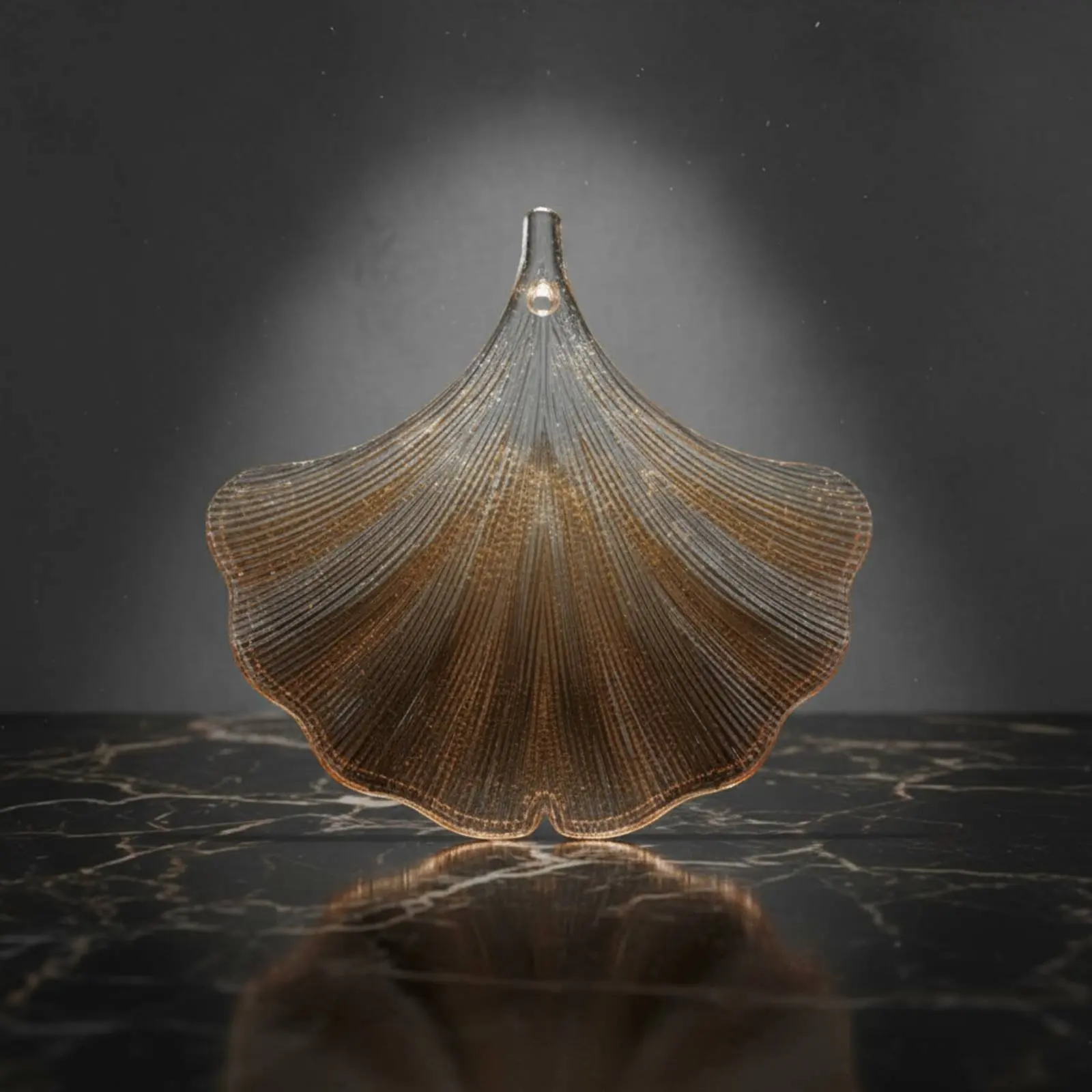 Ginkgo Foliage Glass Shade Creates Warm Ambiance Ginkgo Foliage Chandelier Glass Replacement Lampshade Easy Installation