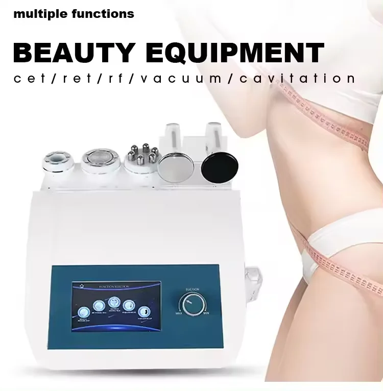 Professional 448k Pain Relief  448k Vaccum Cavitation CET RET Therapy Physiotherapy  Machine for Body Slimming