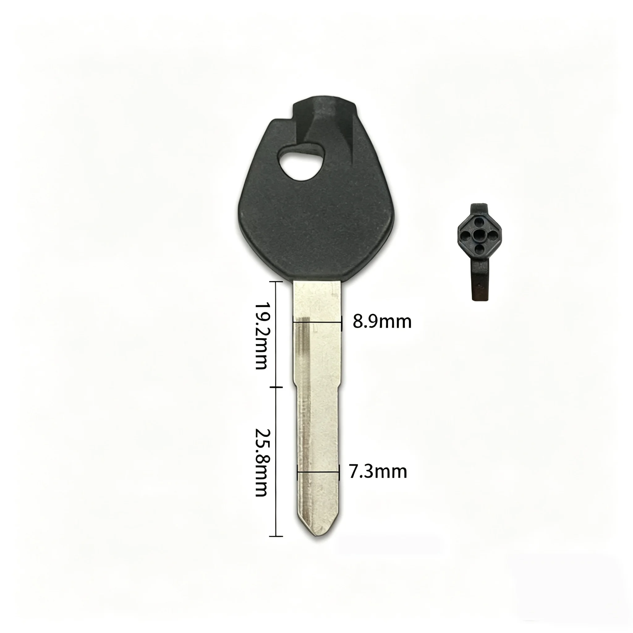 New Uncut Blank Motorcycle Replacement Key For Suzuki Magnetic Anti‑theft Lock For AN250 AN400 AN650 Burgman SJ50 V125G V125S V5