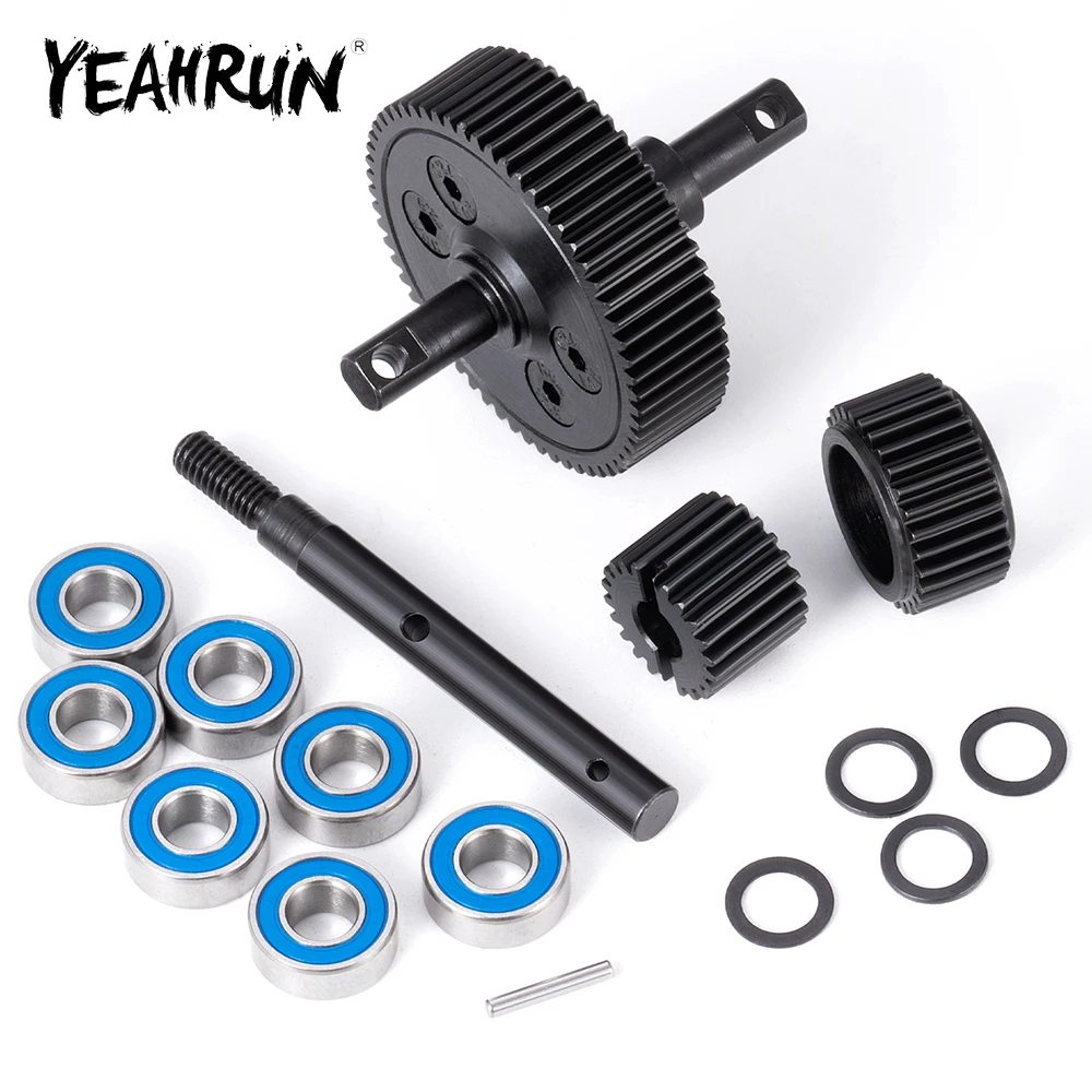 YEAHRUN 1Set Metal Geaxbor Gears Bearing Kit for Traxxas Slash 2WD Short Course Truck 1/10 RC Car Upgrade Parts