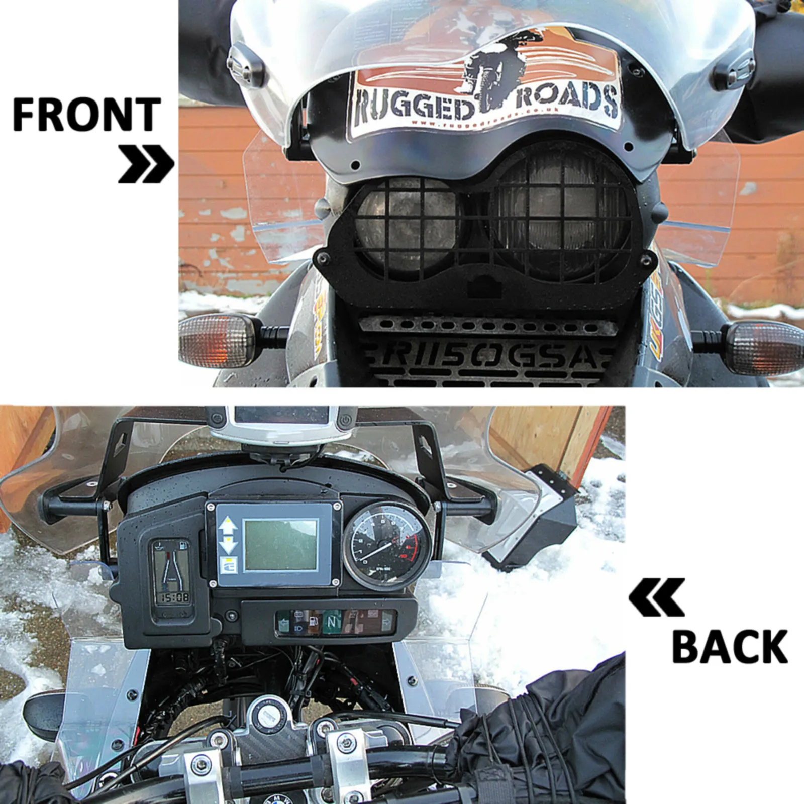 For BMW R1150GS R1150GSA Motorcycle Side Windshield Windscreen Wind Deflector HandShield Handguard