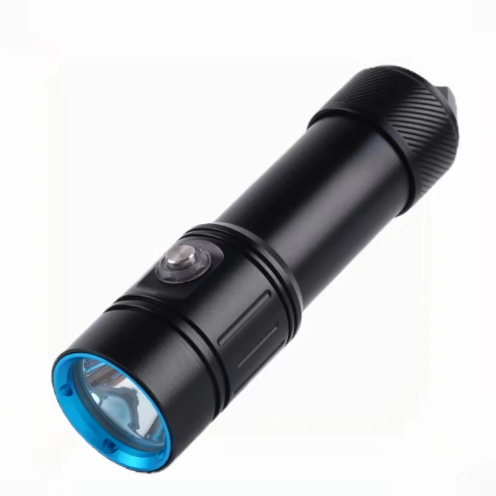 Professional Underwater Diving Flashlights 2000 Lumens 4 Modes Diving Flashlight Underwater IPX8100M Waterproof Video Fill Light