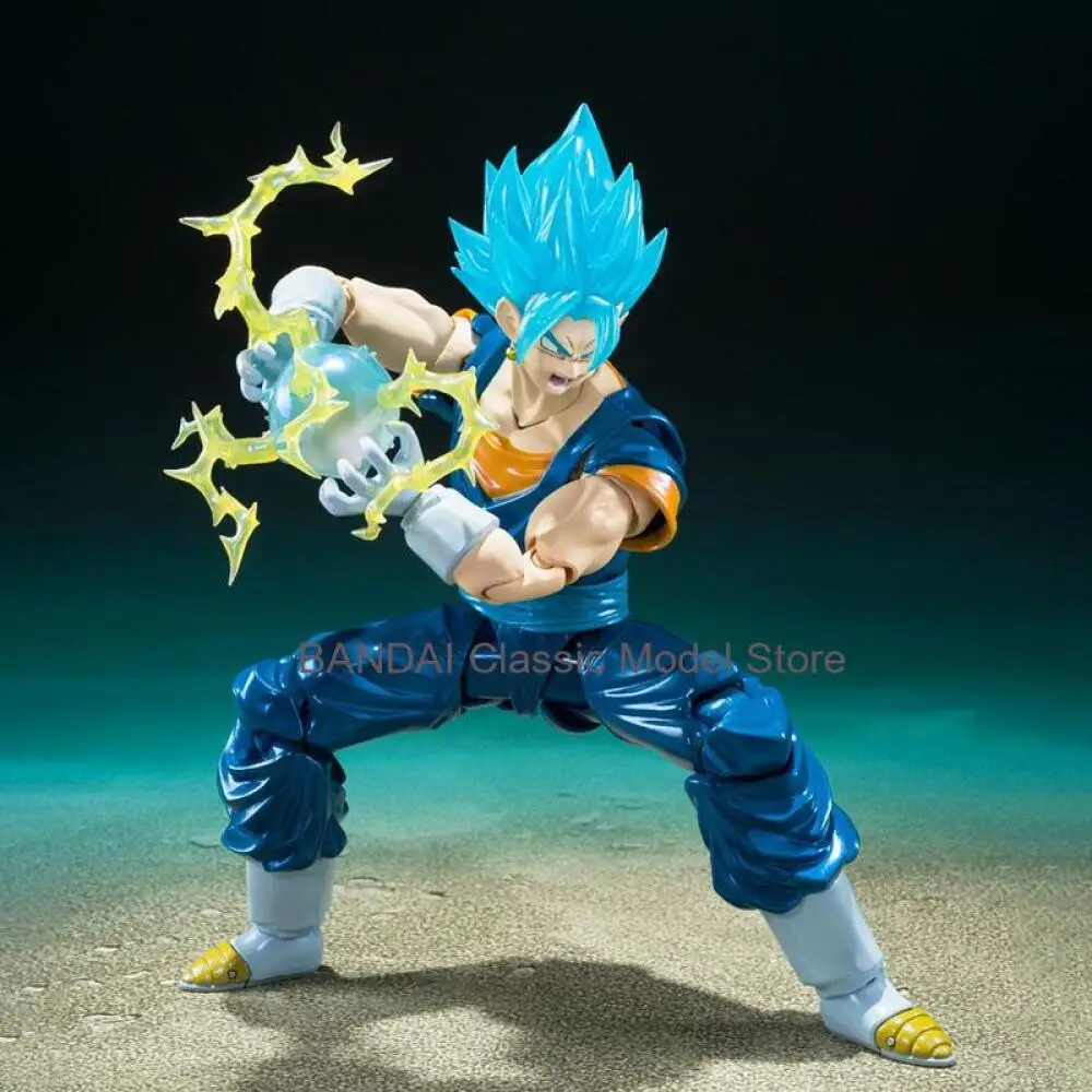 Baixo preço em estoque bandai caixa original figuarts dragon ball vegito excluir edição figura de ação modelo brinquedo presente para crianças