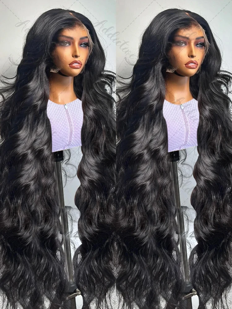 Body Wave 13x4 13x6 HD Transparent Lace Front Wigs 30 40 Inch Brazilian Water Wave 5x5 Closure Glueless Wig Human Hair For Women