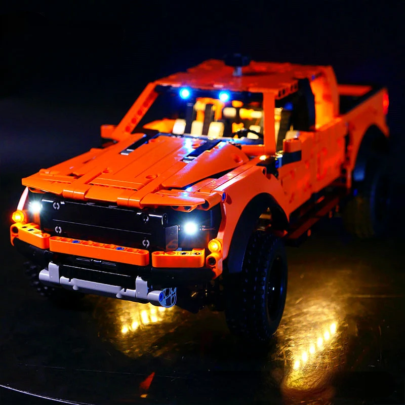 Not Included Building Blocks LED Light Kit For Ford F-150 Raptor 42126 DIY Toys Gift Only Lighting Set