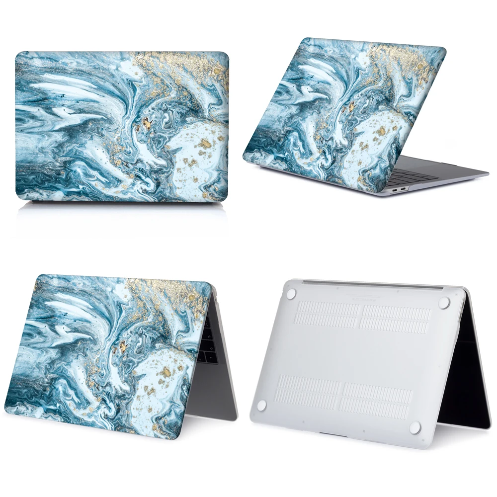 DIY Print Laptop case for Macbook Air 13 Case M4 2025 Air 15 Cover Marble Design for Pro 13 Funda M1 M2 M3 M5 Pro 14 16 in Case