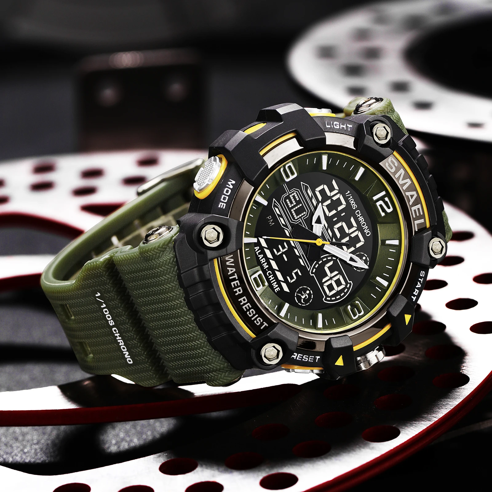 SMAEL Watch Men Sport Alarm Clock For Men 50M Waterproof Wristwatches 8089 Original Brand Men's Wristwatch Quartz Sports Watches