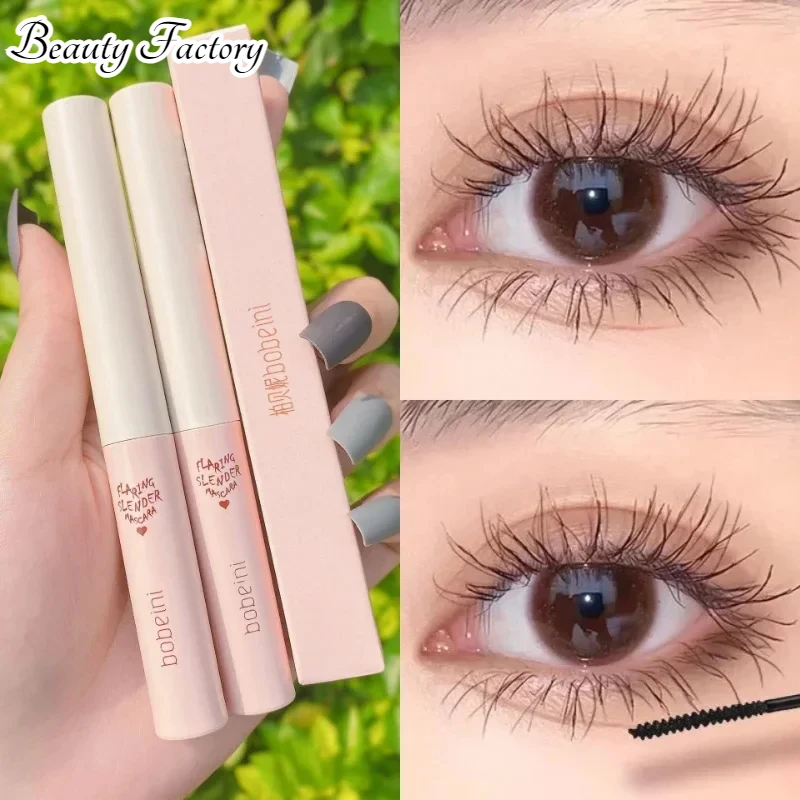 Ultra-fine Small Brush Head Mascara Lengthening Black 3D Lash Eyelash Extension Eye Lashes Long-wearing Black Color Mascara