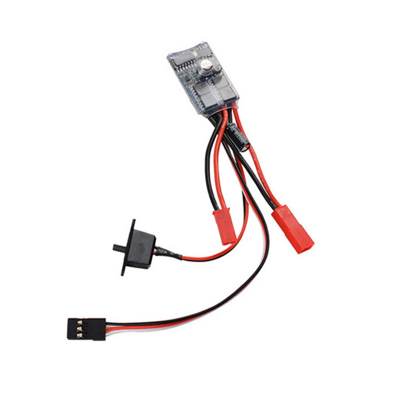 

10A Micro Brushed ESC Two Way Motor Electric Speed Controller 2S 4.8V-8.4V For 1/16 1/18 1/24 RC Crawler Tank Car Boat Model