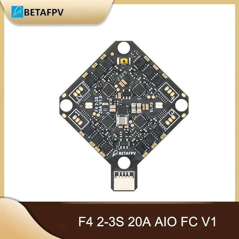 BETAFPV F4 2-3S 20A AIO V1 ICM42605 Flight Controller Built-in ELRS 2.4G For FPV Racing Drone Quadcopter