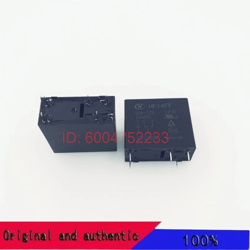 5PCS HF14FF-024-1ZS Hongfa relay JQX-14FF-024-1ZS group conversion 5-pin 10A277VAC