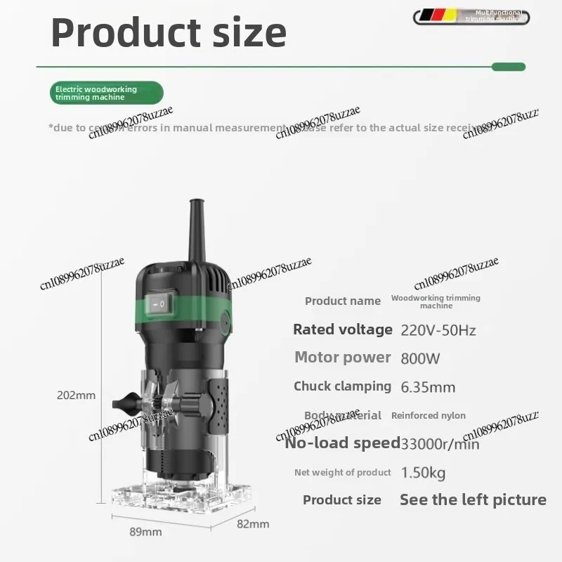 Trimmer Electric Flip-chip Multifunctional Machine Wood Milling Woodworking Tools Engraving