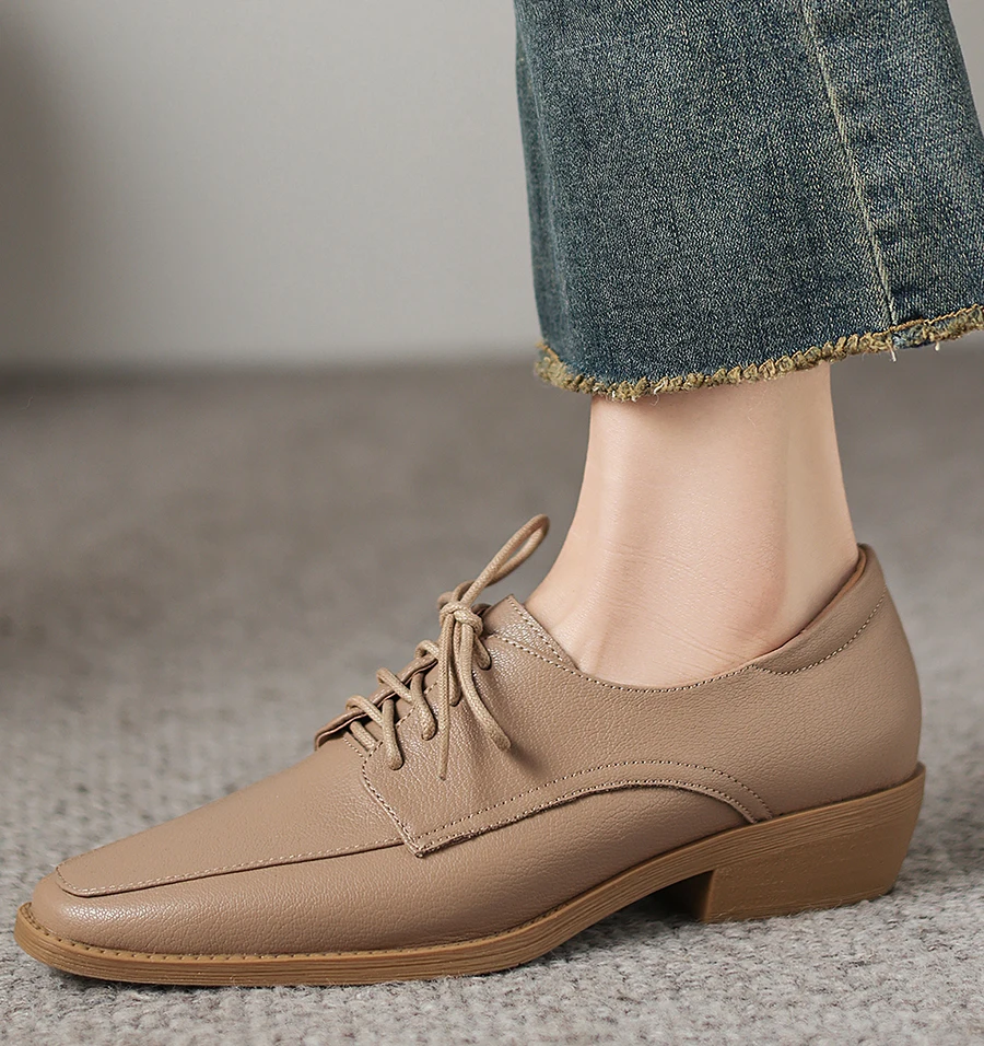 Oxford Lace Up Women - EAGSITY Scarpe da donna con tacco