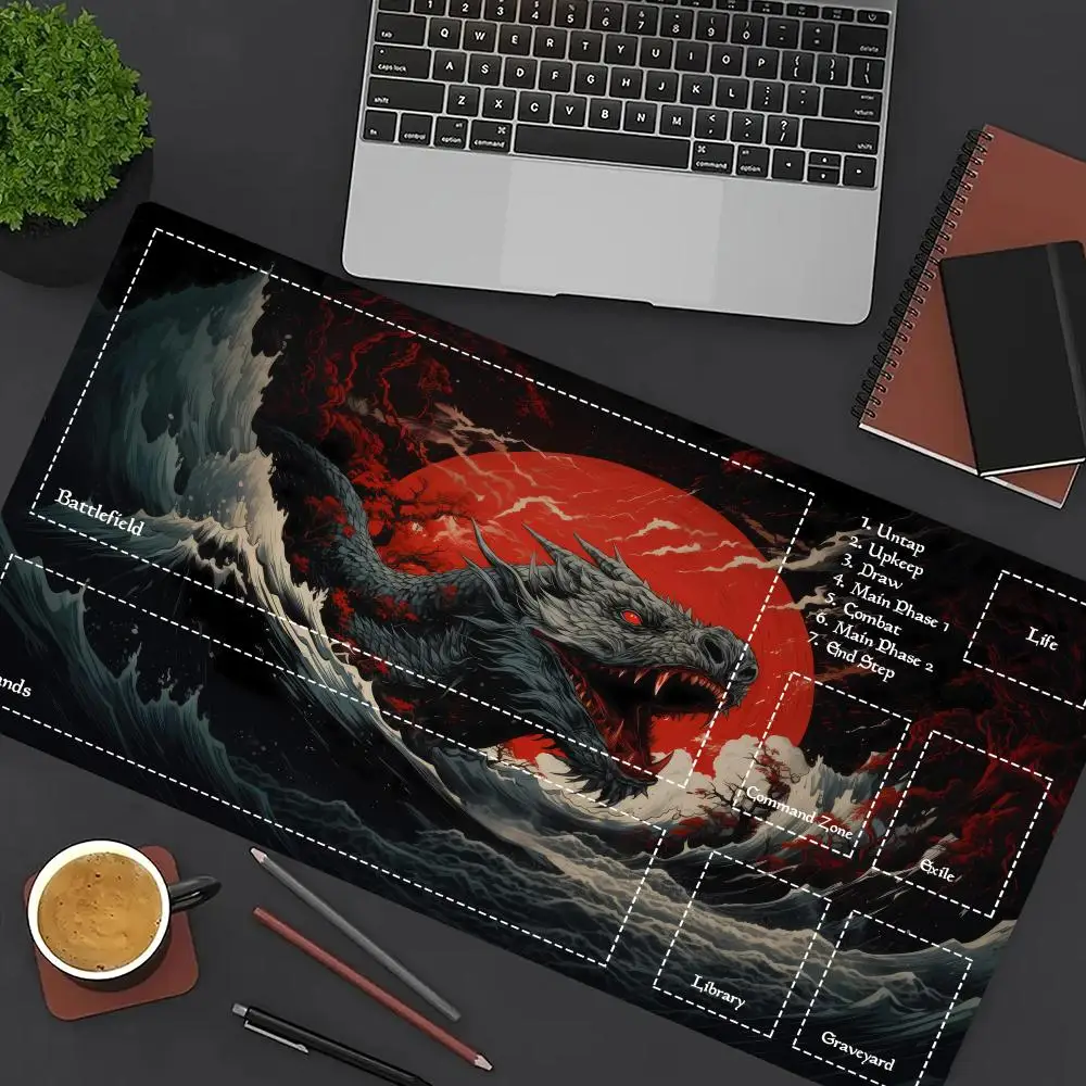 البحرية Monstrosity ماجيك حفلة لعبة حصيرة المطاط دائم لألعاب MTG & TCG 35X60 ماوس الوسادة مكاتب مكتب الحصير تصميم صديق للحفلات #2