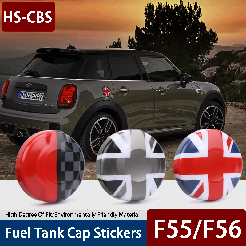 

9 Color Car Fuel Tank Cap Cover Case Decoration Shell Stickers For M coope r coope rs F 55 F 56 Car Styling Auto Accessories