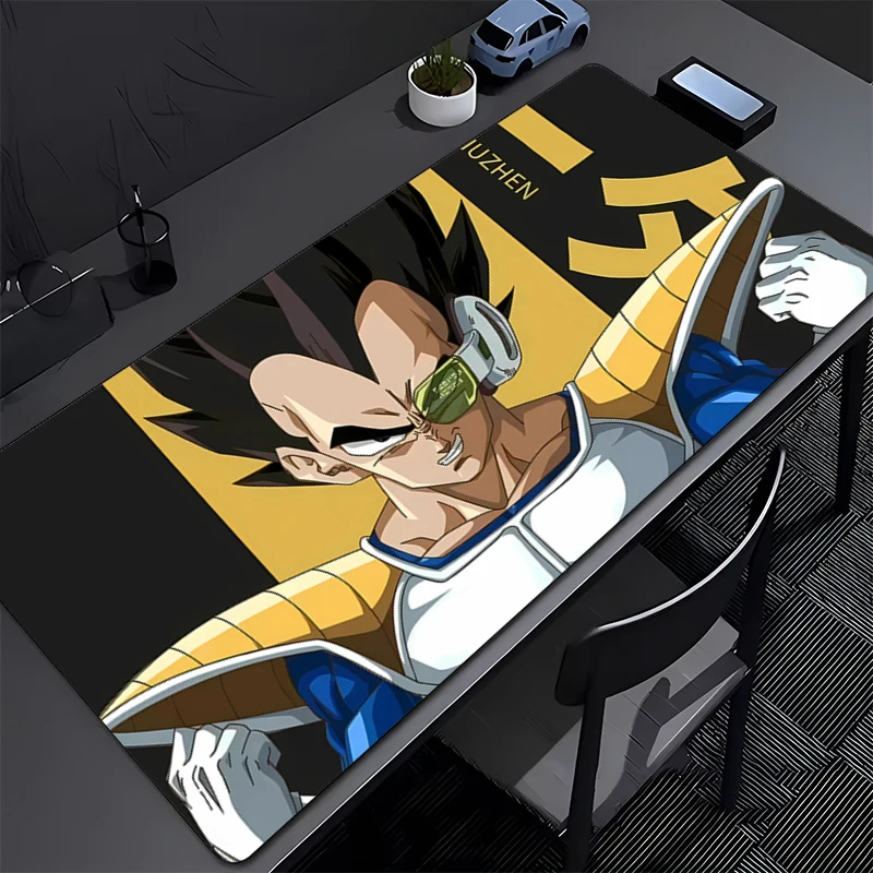 Gaming Mousepad Dragon Ball Anime แผ่นรองเม้าส์สํานักงาน Gamer คอมพิวเตอร์แผ่นรองเมาส์ลื่น HD พิมพ์ขนาดใหญ่โต๊ะ PC อะนิเมะ Mousepad