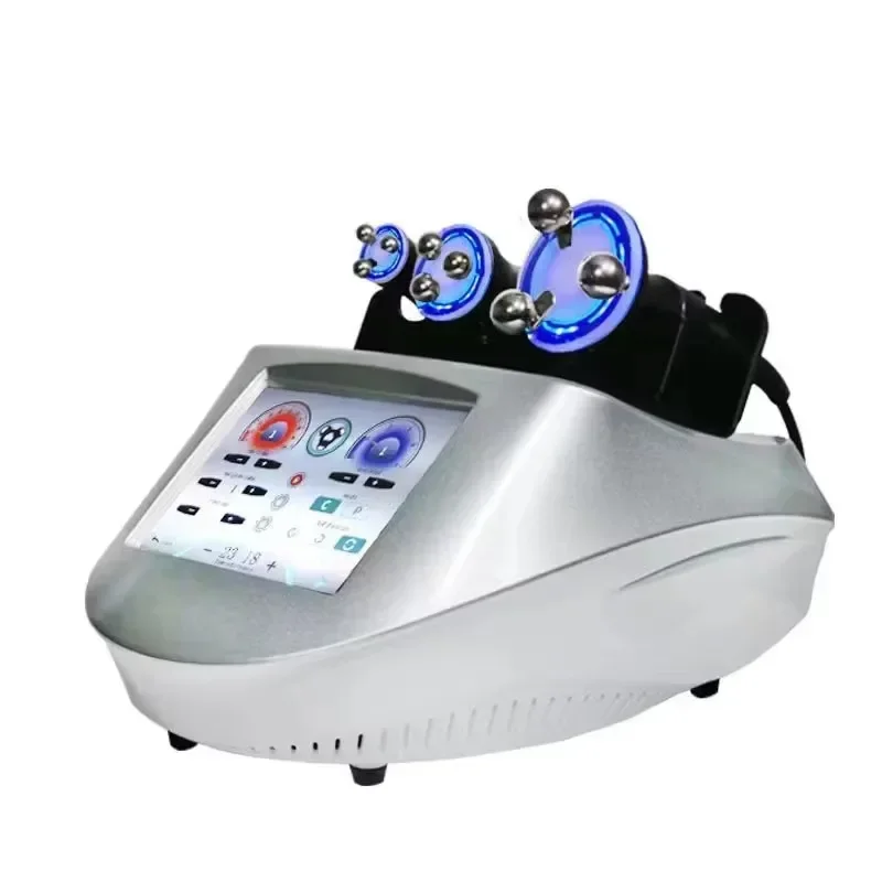 Portable RF 360 degree rotation RF therapy machine for face lifting roller rf 360 radio frequency body slimming massage machine