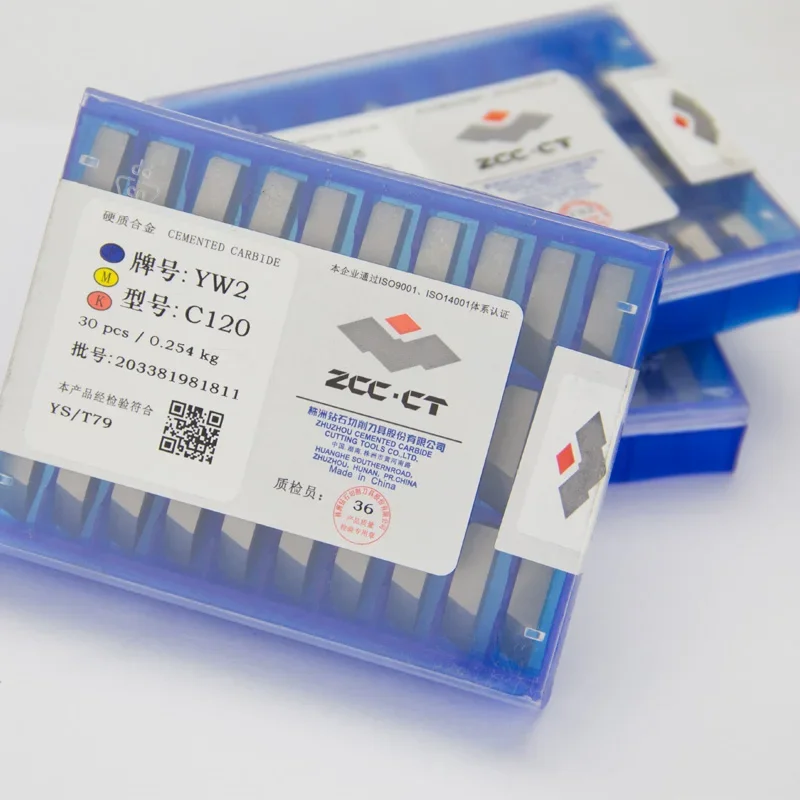 100% Original YG6/YG8/YS8/YT15/YW1/YW2/ C122 C120 C116 A116 A118 A120 Alloy Welding Blade Carbide Brazed Turning Tips Inserts