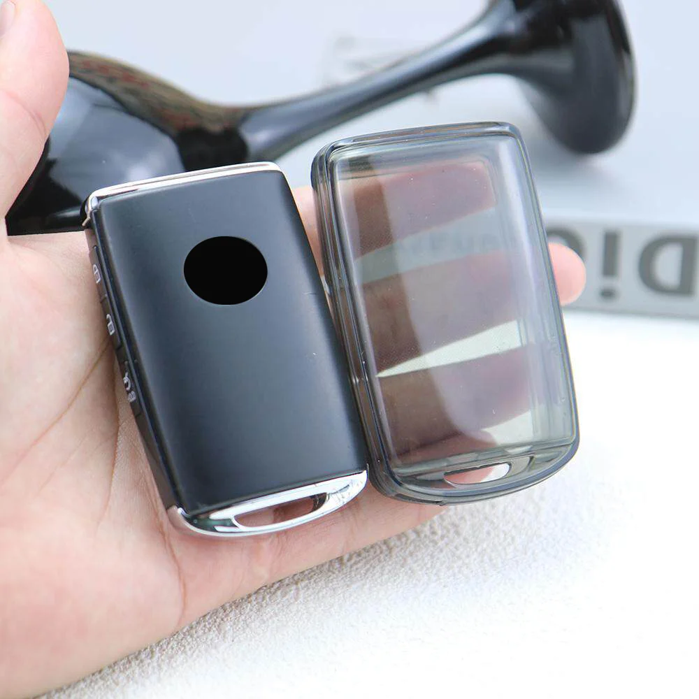 Transparent Black for Mazda 3 Alexa CX30 CX-4 CX5 CX-5 CX8 CX-8 CX-30 CX9 CX-9 Car Smart Remote Key Case Cover Accessories