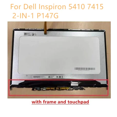 14" 1080p For Dell Inspiron 5410 7415 2-IN-1 P147G P147G001 P147G002 LCD Touch Screen Replacement Assembly replacement