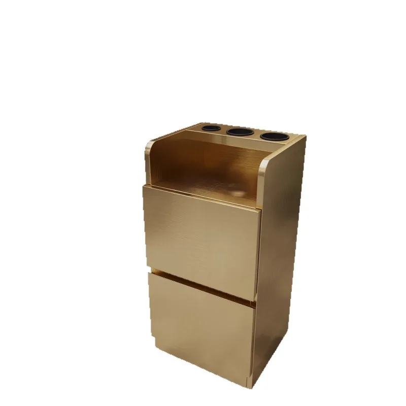 Stainless steel barber shop cabinet, barber shop tool cart, special work cabinet for hair salon, storage locker, hair cutting ca