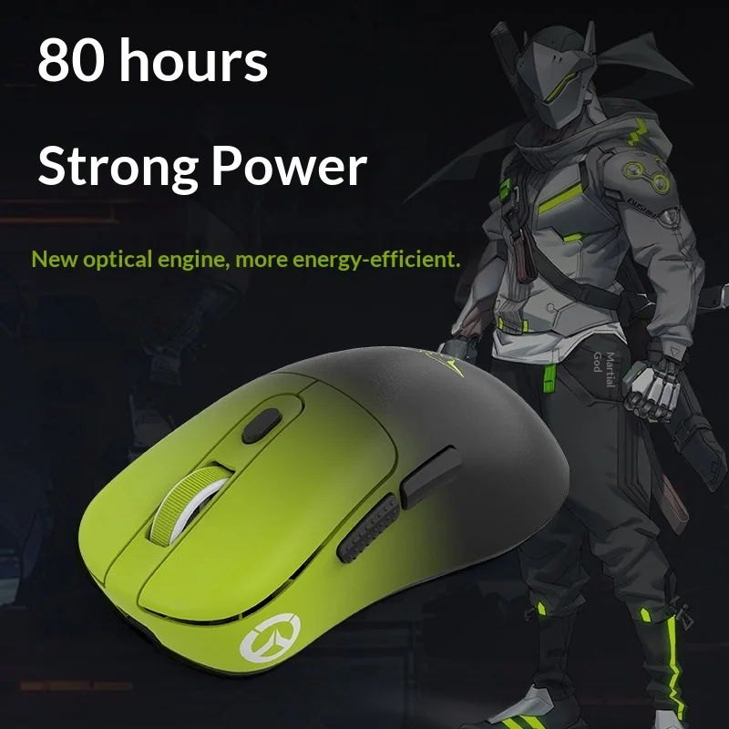 Genuine Original Wireless Three-Mode Overwatch E-Sports Mouse D.Va Genji OWGM1 Lightweight Design 26K Professional Sensor