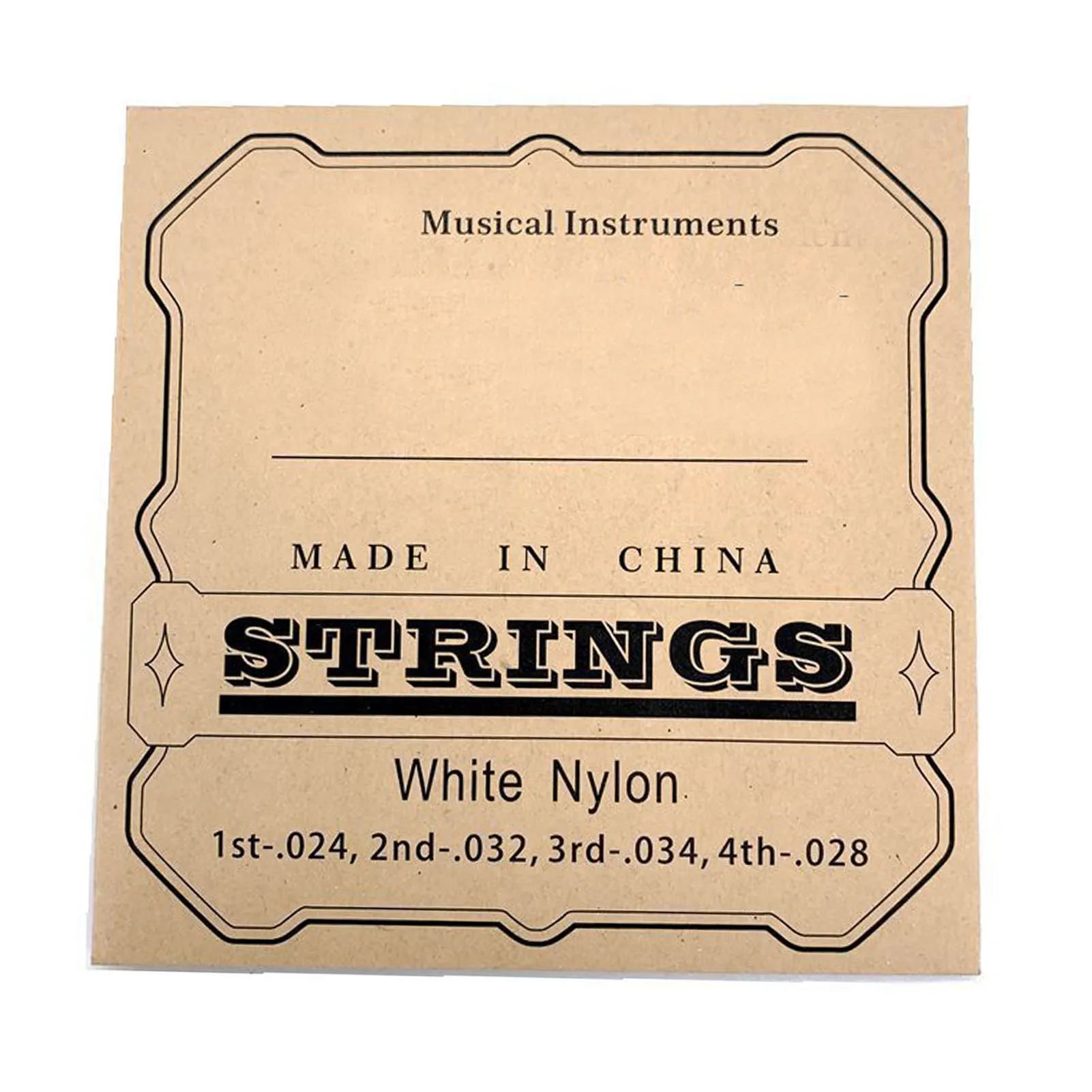 4Pcs Ukulele Strings Clear Beautiful Sound Professional Nylon Strings Replacement for 23in 26in Ukulele