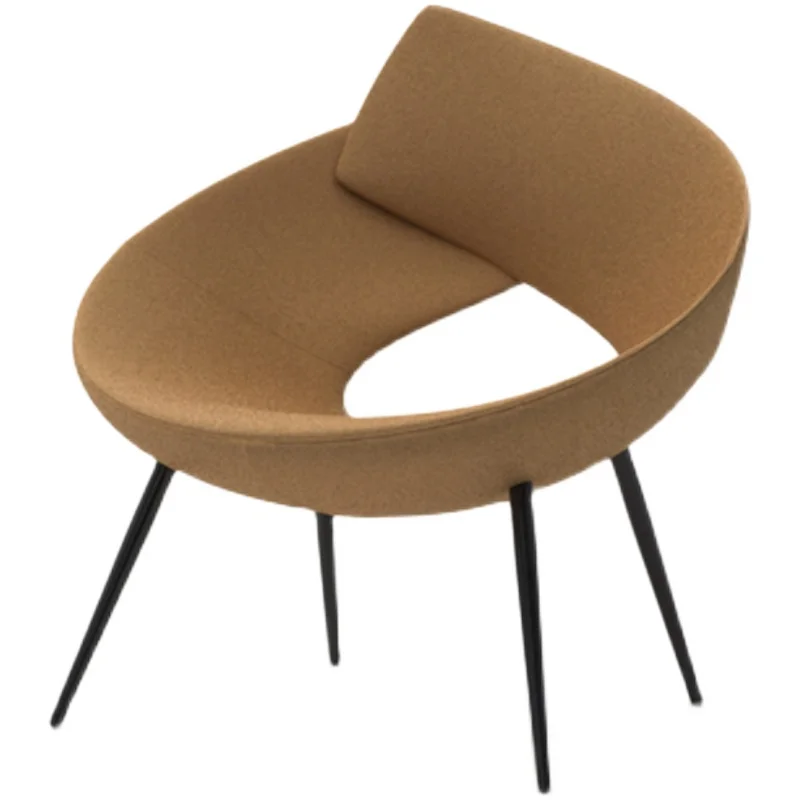 Nordic living room modern circle chair fiberglass