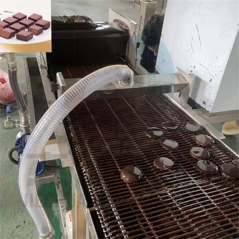 New Chocolate Melting Tempering Moulding Filling Enrobing Coating Cooling Machine