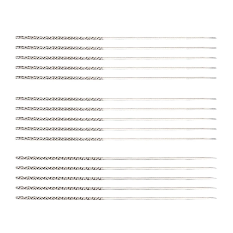 15 Pcs Snag Repair Tool Snag Nab It Tool Snag Repair Needle Leather Craft Sewing Needle Repair Needle Set for Knitting