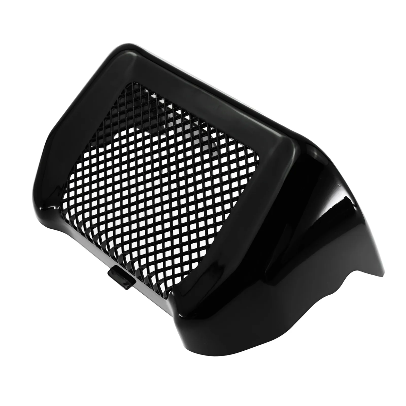 Motorcycle Black/Chrome Oil Cooler Cover Radiator Case For Harley Touring Road King Street Electra Glide Standard FLHR 2017-2022