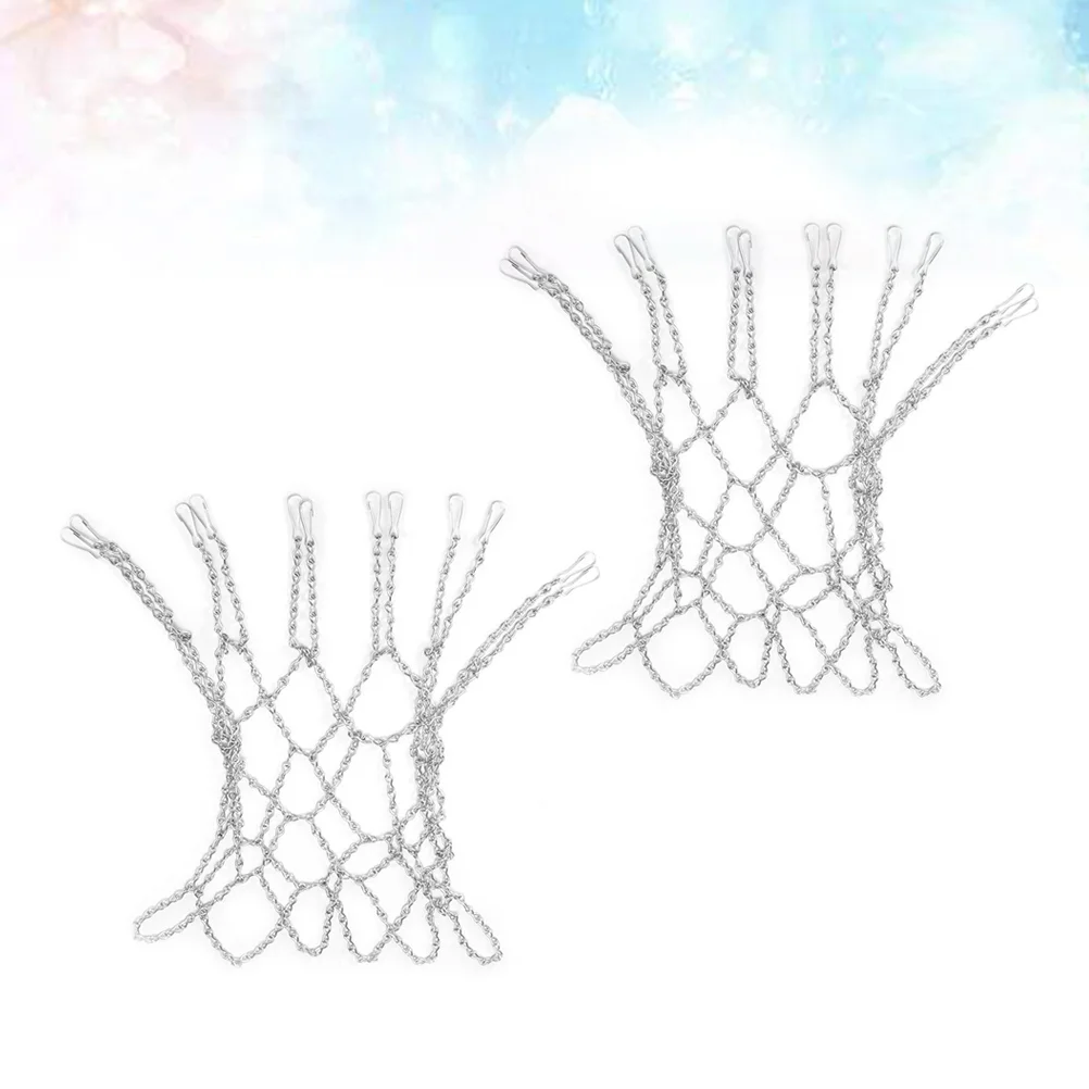 2 Pcs Basketball Return Attachment for Hoop Net Drainage Child Replacement Chain