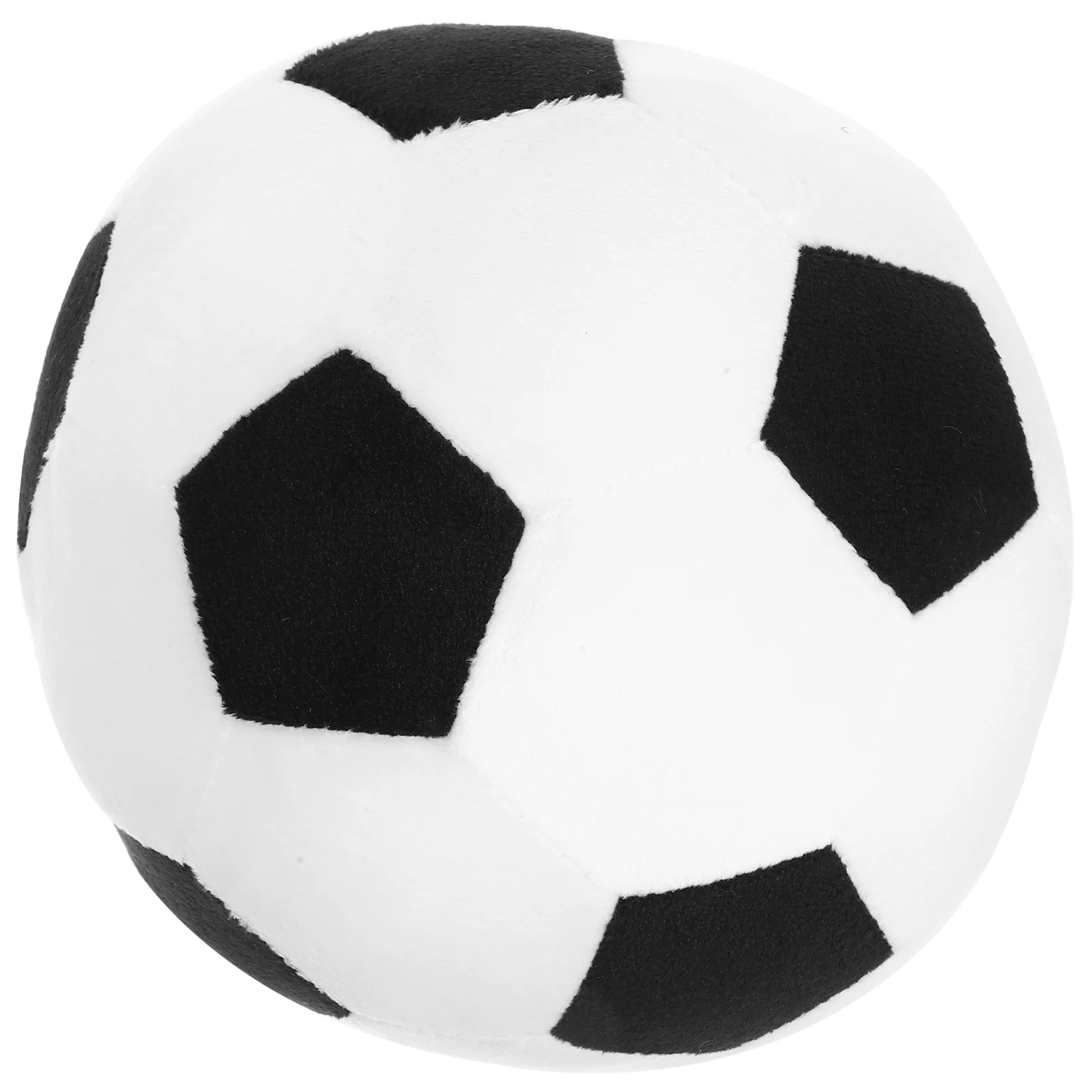 Football Plush Plaything Pillow Festival Gift White Stuffed Children