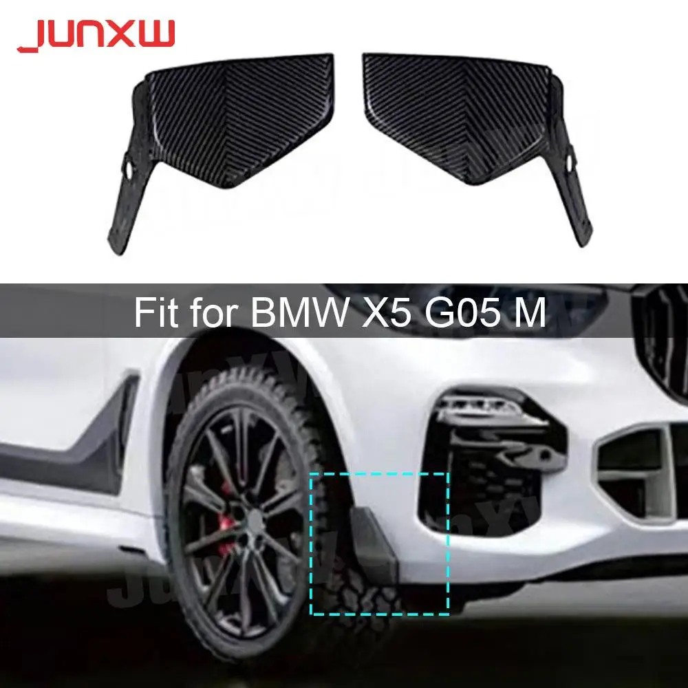 

Carbon Fiber Front Lip Splitters Flaps Spoiler Canards For BMW X5 G05 M Sport 2019+ ABS Bumper Aprons Decoration Car Body Kit