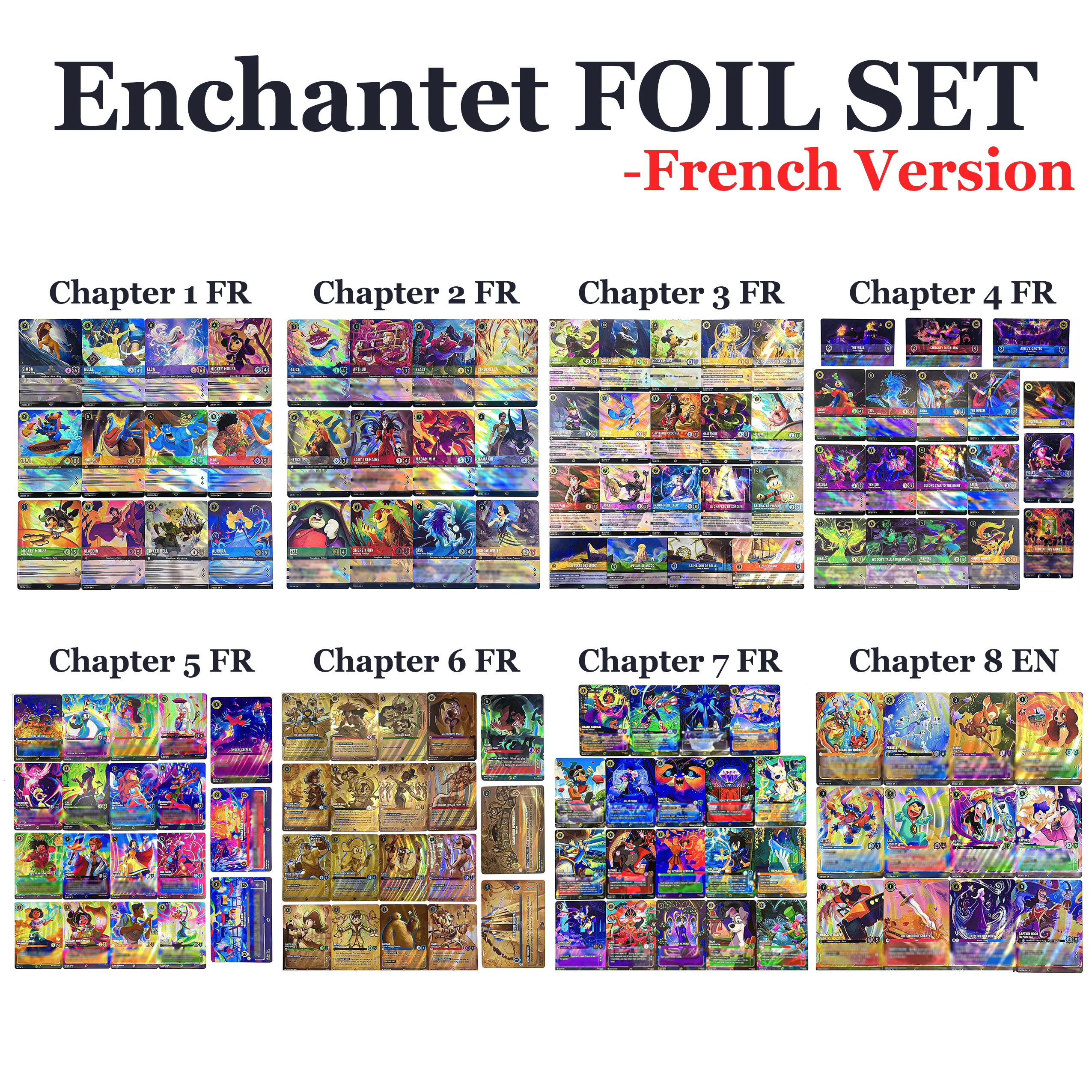 

Карта Lorcana Enchanted FOIL, глава 1, 2, 3, 4, 5, 6, 7, остров Арказы, азурит, морские мерцающие небо, набор игровых коллекционных карточек