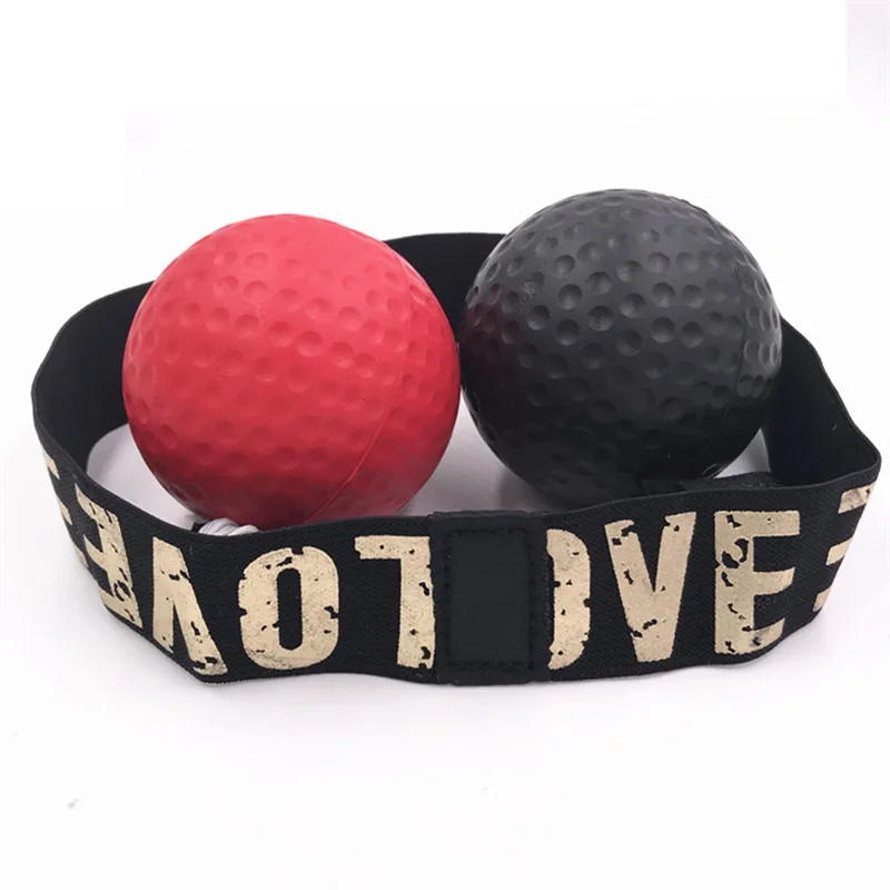 Boxing Speed Balls Head-mount PU Punch Ball Sanda Muay Thai Training Hand Eye Reaction Home Sandbag Fitness Boxing Equipment