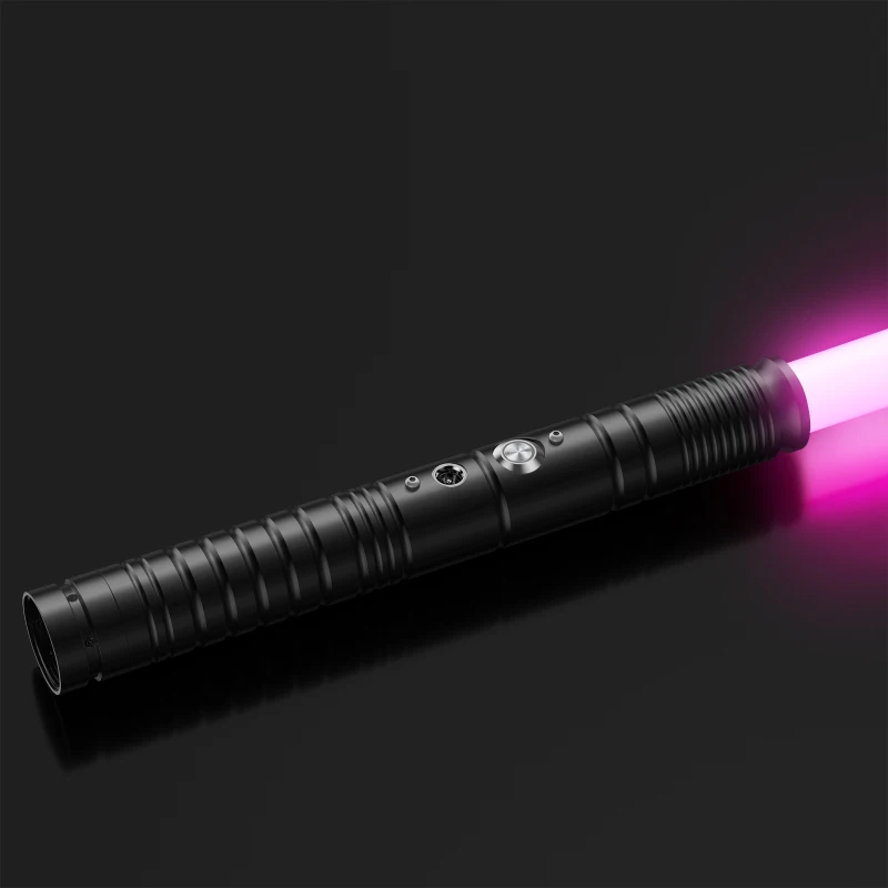 WANARICO USB Lade RGB Lichtschwert Metall Griff 7-Farbe Variable Mit Schlagen Sound Wirkung FX Duel Lichtschwert Metel Griff LED