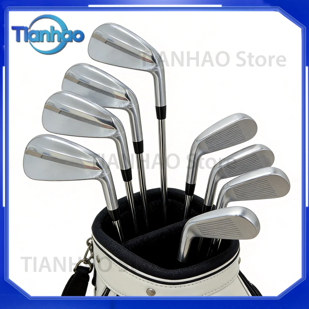 Golf Iron Set with Graphite Steel Shafts Rubber Grips Right-Handed for Men and Women Using 5th Generation High-Precision