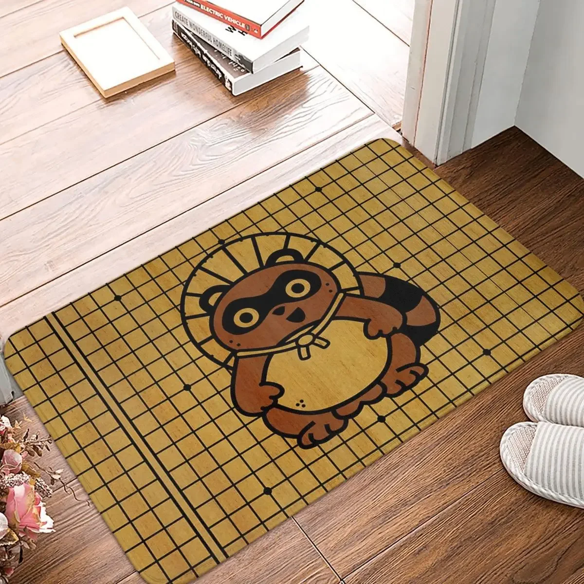 

The Tenuki Tanuki Doormat Rug Carpet Mat Footpad Polyester Anti-slip Sand Scraping Front Room Corridor Kitchen Bedroom Balcony