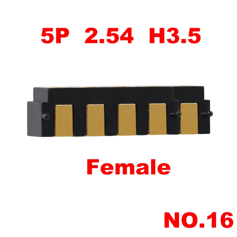 1 stücke 3p 4p 5p 2,54 h 5,5 6,0 7,0 4,0 5,7 feder belasteter Pogo-Pin-Stecker Seite Schweiß halterung smd Streifen kontakt smt Buchse männlich – Detail 8
