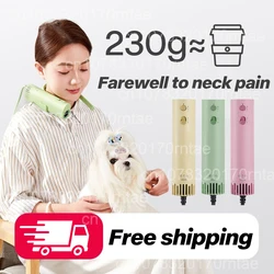 Portable High-Powe Pet Hair Dryer Silent Energy-Saving Neck Hanging Beauty Hair Pulling Machine for cat Dogs Quick Drying Hair