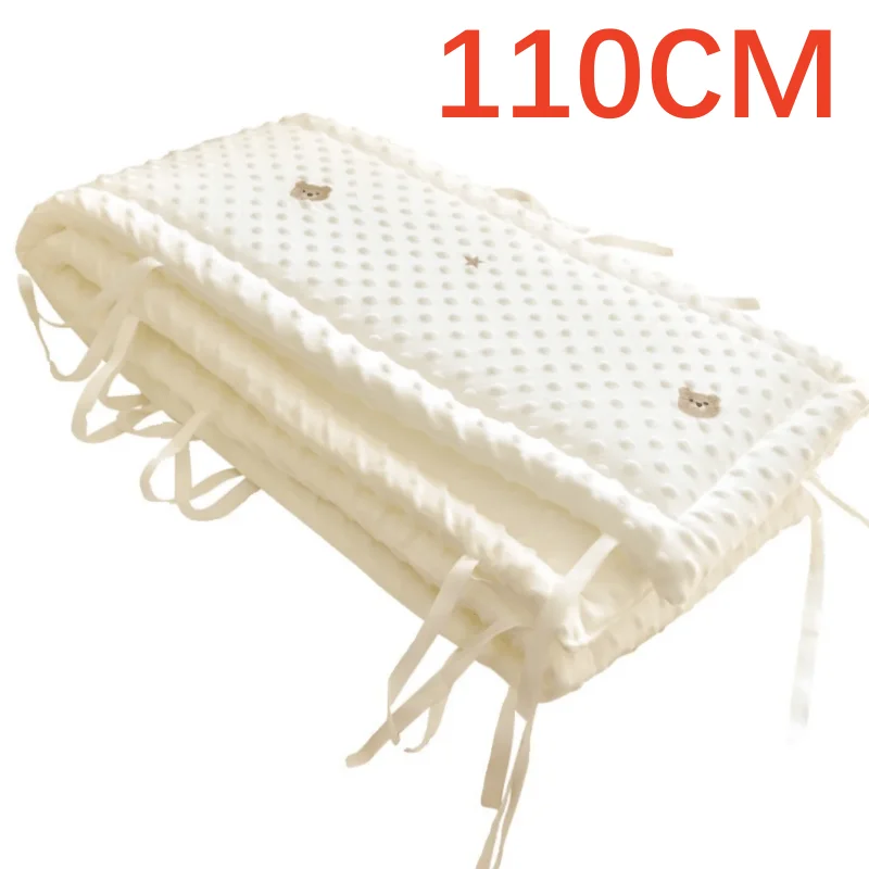 Babybedbumper in de wieg Dikke zachte kinderbedbescherming Afneembare wiegbeschermer Kinderkamerdecoratie Laat aangepast formaat toe
