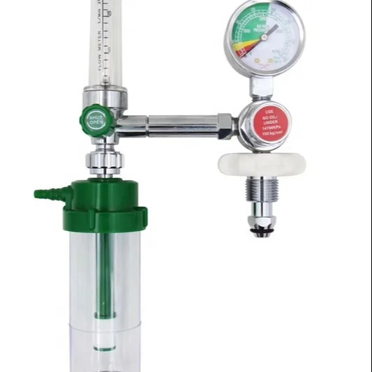 High pressure bullnose medical . pressure regulator with handwheel