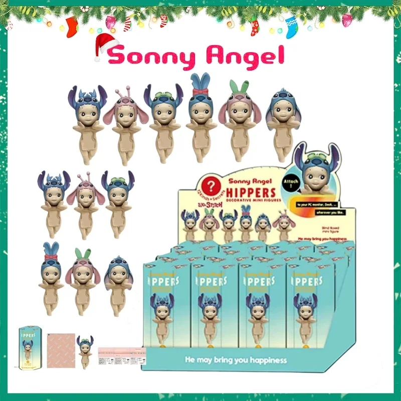 Sonny Angel Stitch Series Anime Cartoon Collection Figures Ornaments Cute Dolls Children Christmas Custom Gift Toys